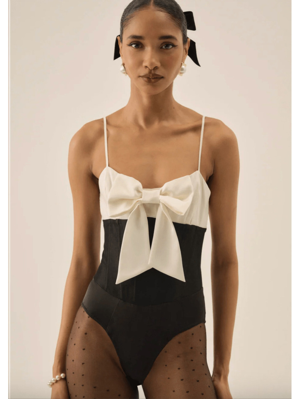 EMALIE TAFFETA BODYSUIT